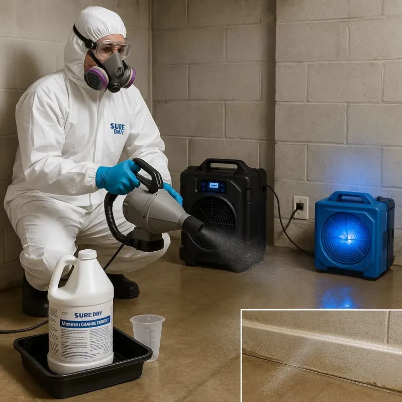 Sanitization and Odor Removal process in Weston, MO