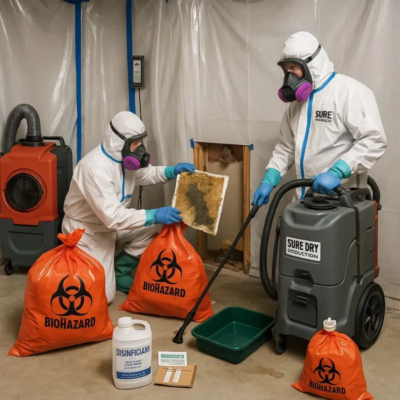 Contaminated Water Handling Protocols process in Weston, MO