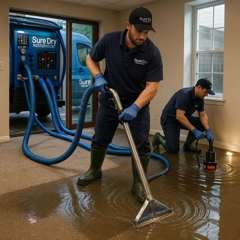 Water Extraction and Removal process in Weston, MO